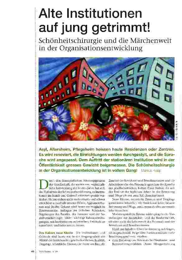 Vorschauseite 1: Alte Institutionen auf jung getrimmt!