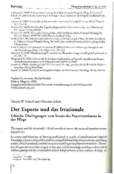 Vorschauseite 1: Der Experte und das Irrationale