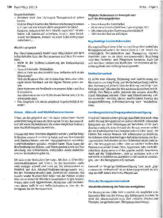Vorschauseite 2: Rahmen für die Bezugspflege
