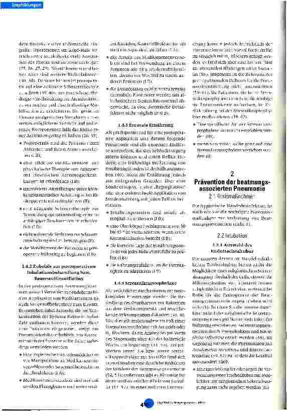 Vorschauseite 3: Prävention der nosokomialen Pneumonie Mitteilung der Kommission für Krankenhaushygiene und Infektionsprävention am RKI