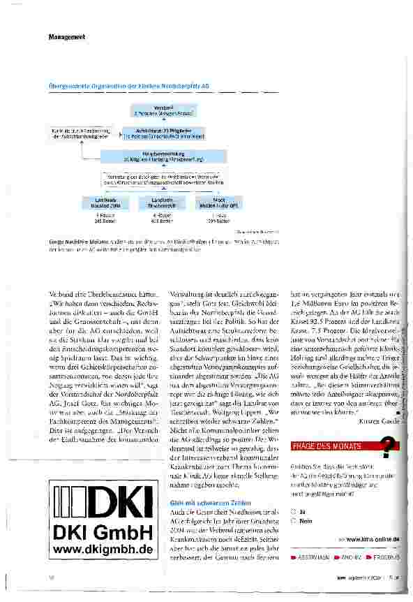 Vorschauseite 6: Die Hoffnung der Klinikchefs