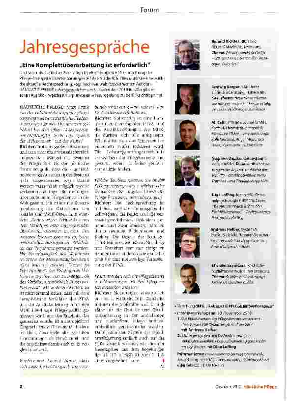 Vorschauseite 1: Jahresgespräche