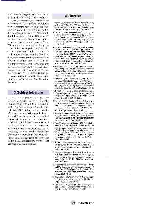 Vorschauseite 3: Stellenwert der antimikrobiellen Ausstattung von Objekten in der Infektionsprävention