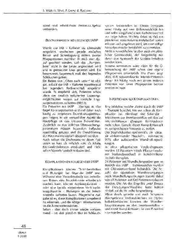 Vorschauseite 3: Die pflegerische Herausforderung auf herzchirurgischen Intensivstationen bei Therapie mit Intra Aortaler Ballon Pumpe