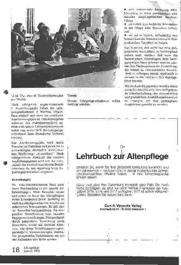 Vorschauseite 2: Staatlich anerkannte Lehranstalt für Altenpflege des Frankfurter Verbandes für Altenund Behindertenhilfe e. V.
