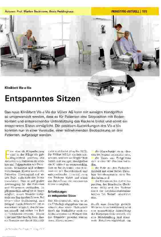 Vorschauseite 1: Entspanntes Sitzen