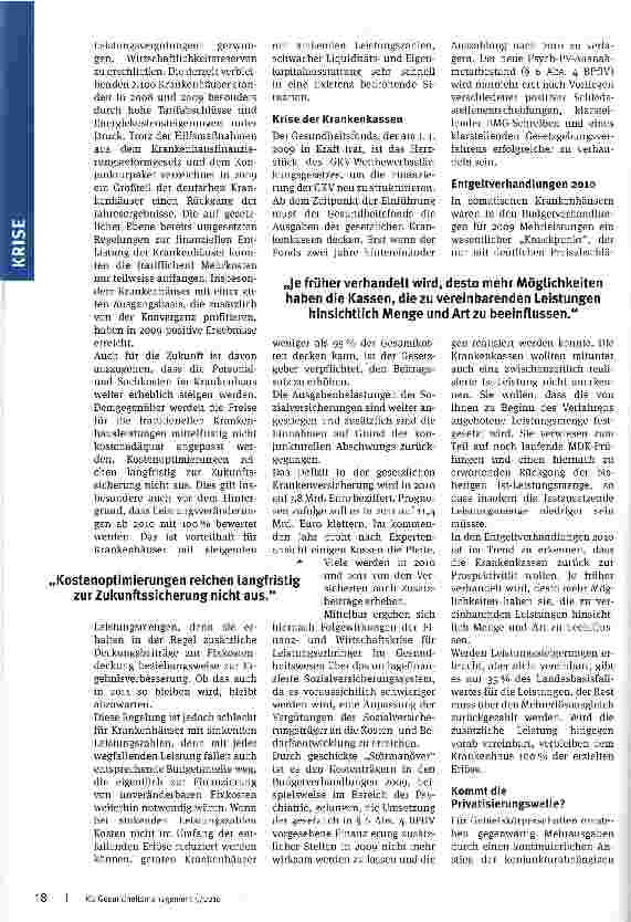 Vorschauseite 2: Wo bleibt die Krise?