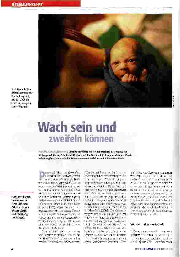 Vorschauseite 1: Wach sein und zweifeln können