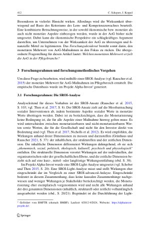 Vorschauseite 6: Der Mehrwert arbeitsorientierter Grundbildungsangebote für die Pflege – Monetäre Wirkungen auf der organisationalen Ebene