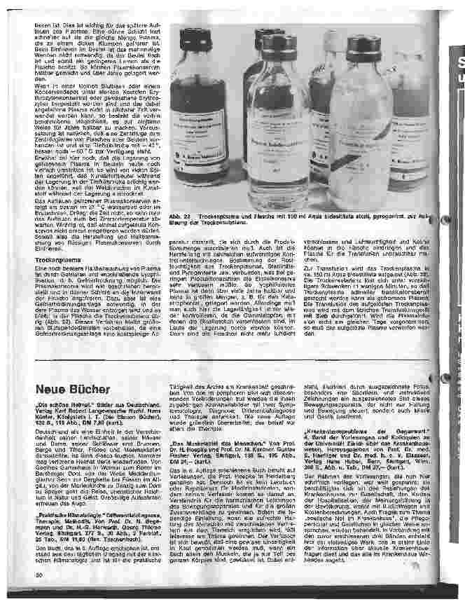 Vorschauseite 6: Transfusionskunde, Blutgruppenserologie und Immunhämatologie 13. Folge: Blut und Blutbestandteile