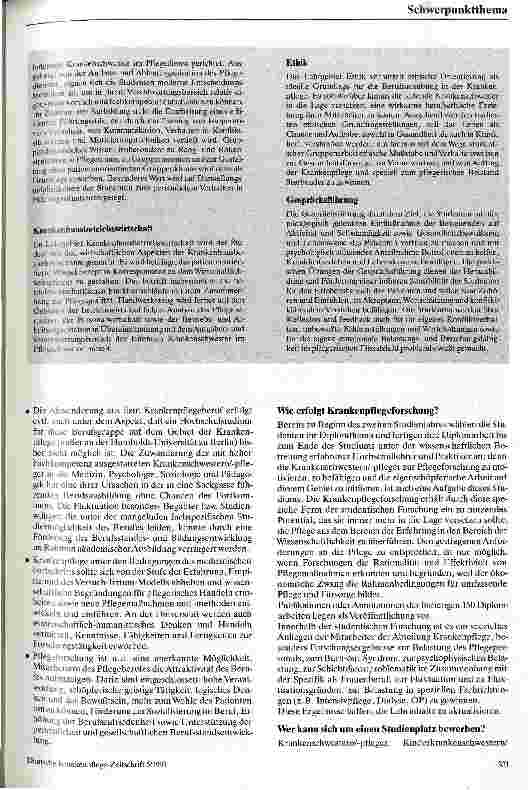 Vorschauseite 5: Hochschulstudium Pflegemanagement - Notwendigkeit und Erfahrung