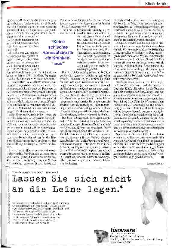 Vorschauseite 2: Nach Korrekturen auf Partnersuche Euromed AG in Fürth