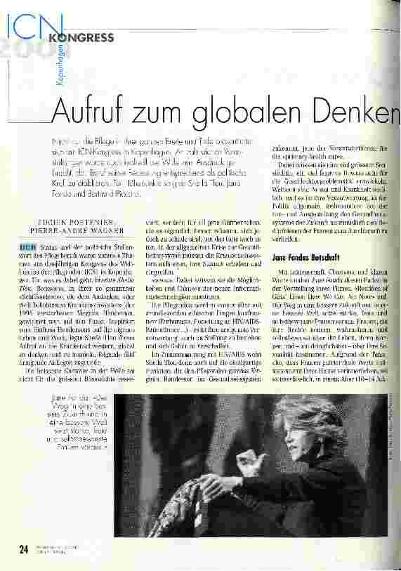 Vorschauseite 1: Aufruf zum globalen Denken und Handeln