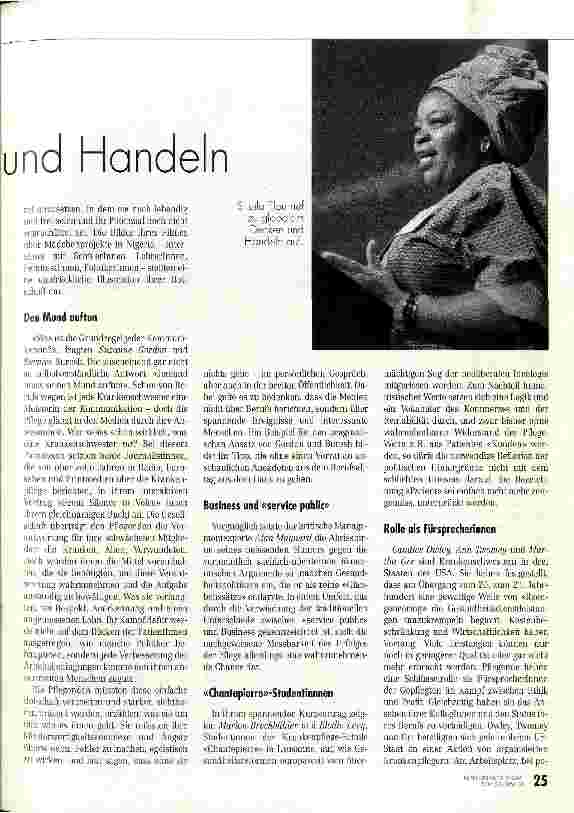 Vorschauseite 2: Aufruf zum globalen Denken und Handeln