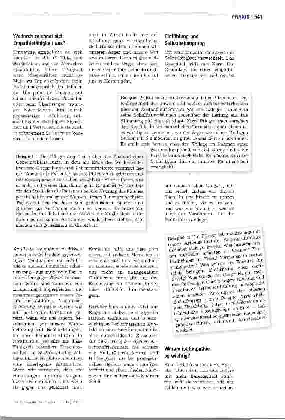 Vorschauseite 2: Lässt sich eine einfühlsame Grundhaltung erlernen?
