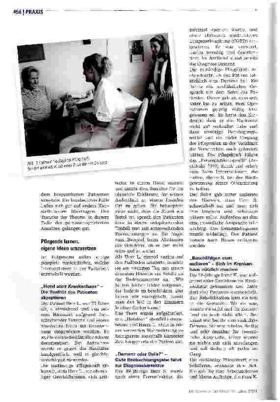 Vorschauseite 3: Neues Konzept schult im Umgang mit Demenzkranken