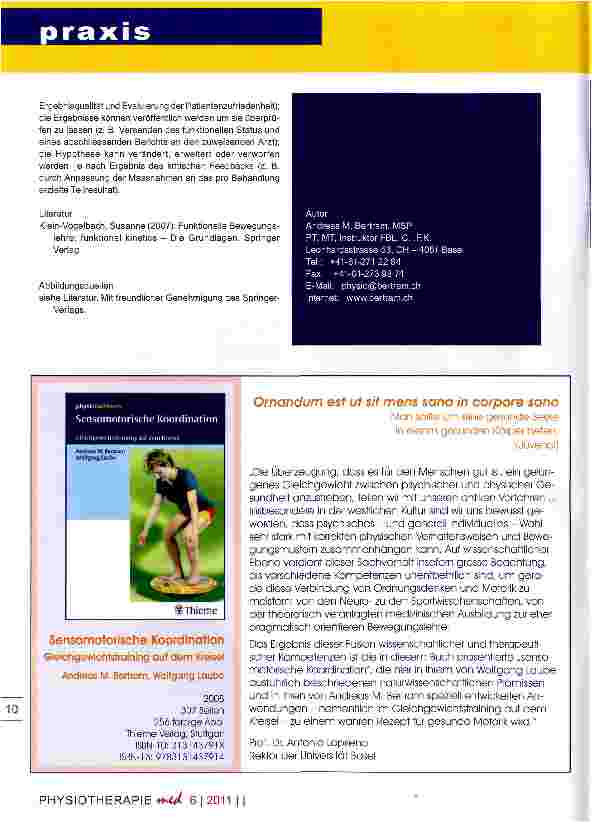 Vorschauseite 6: FBL Klein Vogelbachfunctional kineticsEin klinisch-wissenschaftliches Konzept