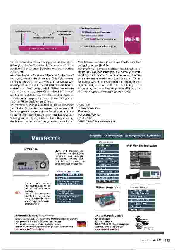 Vorschauseite 3: Moderne Wissensvermittlung: In die Anwendung von Medizingeräten elektronisch einweisen -eine Chance