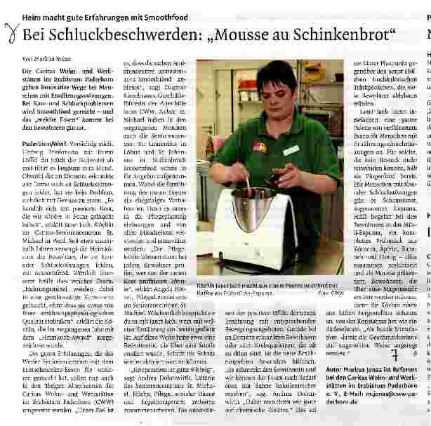 Vorschauseite 1: Bei Schluckbeschwerden: „Mousse au Schinkenbrot