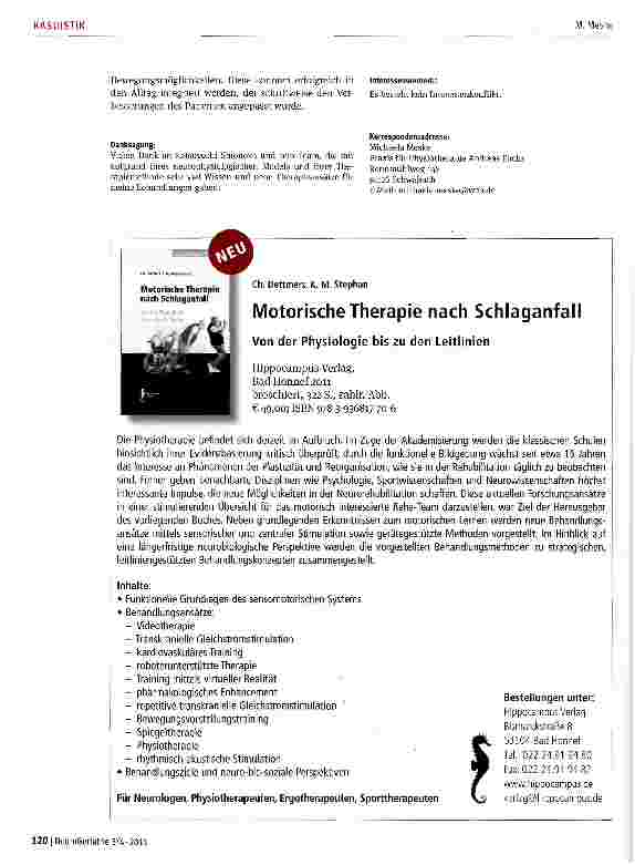 Vorschauseite 4: Fallbeispiel: Behandlungseffekt der Ueda-Methode am Beispiel eines Parkinson-Patienten
