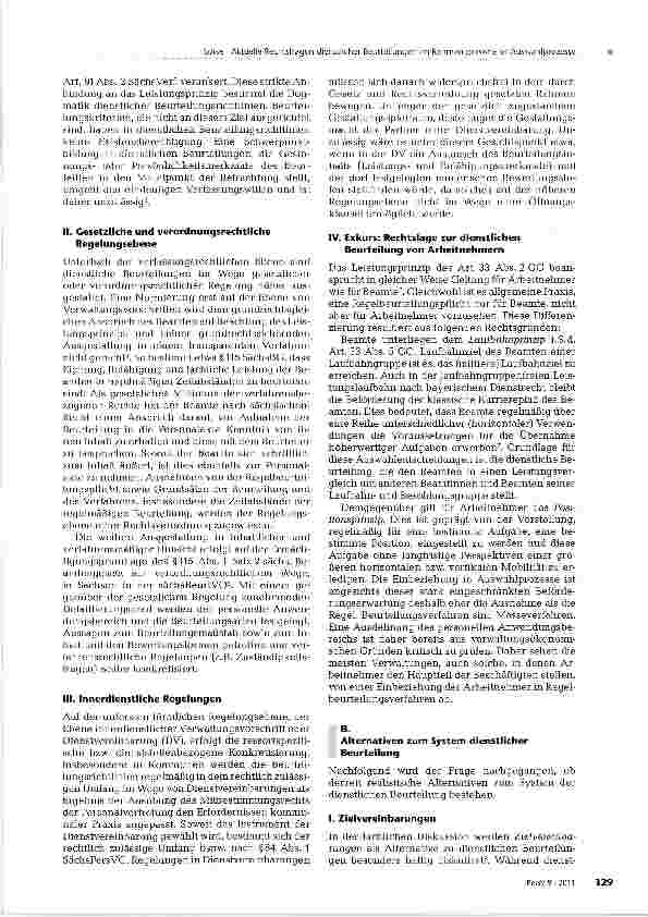 Vorschauseite 2: Aktuelle Rechtsfragen dienstlicher Beurteilungen im Rahmen personeller Auswahlprozesse