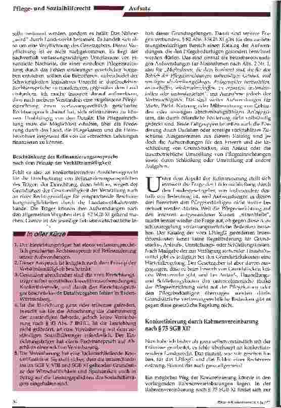 Vorschauseite 2: Rechtliche Grundlagen zur Berechnung von Investitionskosten