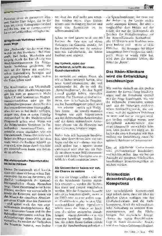 Vorschauseite 2: Der Datenmensch im telemedizinischen Portalkrankenhaus
