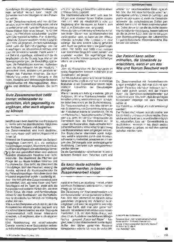 Vorschauseite 2: Zusammenarbeit mit verschiedenen Berufsgruppen