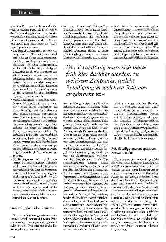 Vorschauseite 2: Partizipation als Gewinn für alle