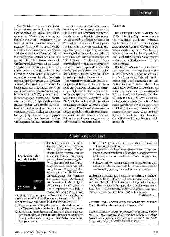 Vorschauseite 3: Partizipation als Gewinn für alle