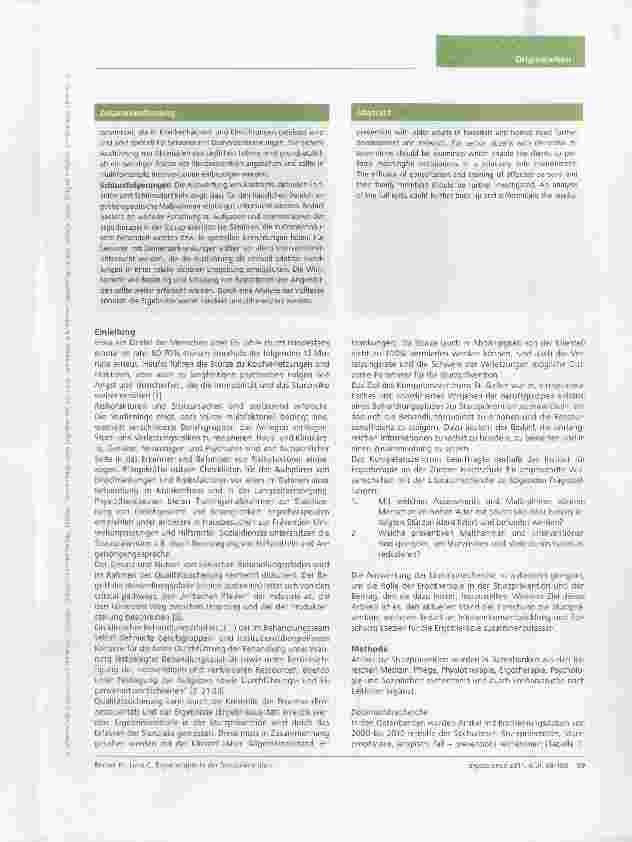 Vorschauseite 2: Ergotherapie in der Sturzprävention Ergebnisse einer Literaturrecherche als Basis für die Entwicklung eines Behandlungspfades