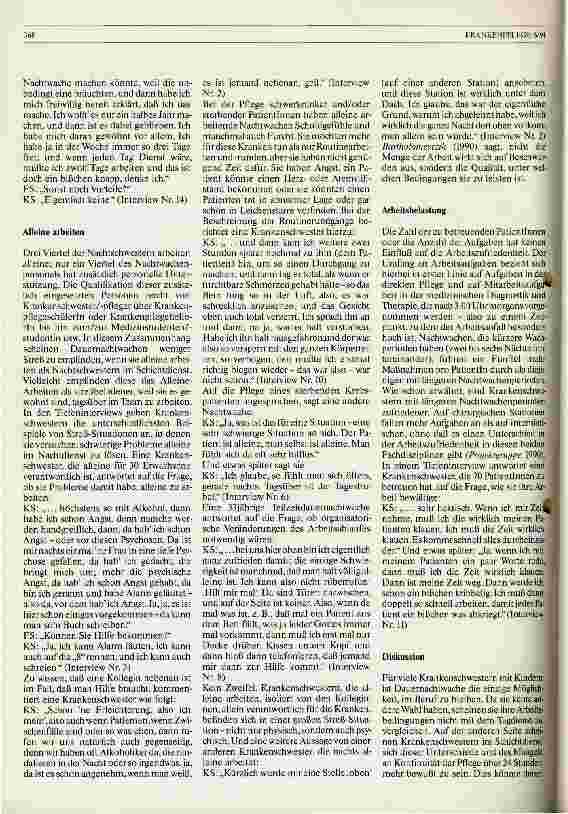 Vorschauseite 3: Arbeitszufriedenheit von Pflegepersonal im Nachtdienst - Bericht der Projektgruppe Die letzten Stunden der Nacht im Krankenhaus. ..
