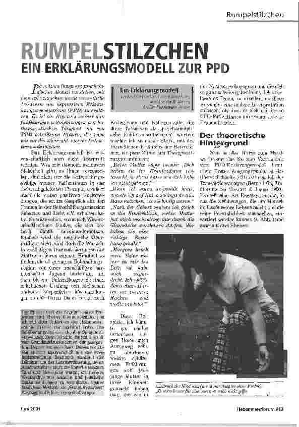 Vorschauseite 1: RUMPELSTILZCHENEIN ERKLÄRUNGSMODELL ZUR PPD