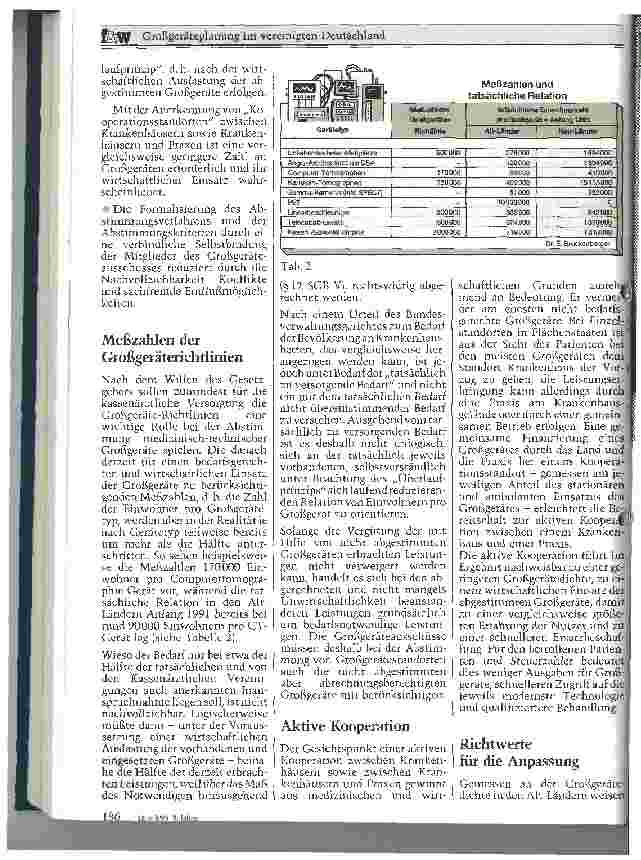 Vorschauseite 3: Großgeräteplanung im vereinigten Deutschland