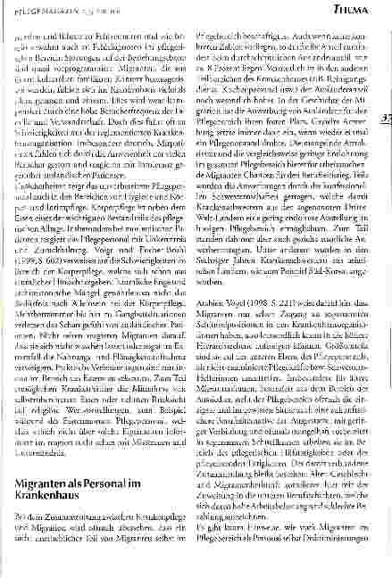 Vorschauseite 6: Migration und Krankenpflege Theorie und Praxis für eine interkulturelle Pflegepädagogik