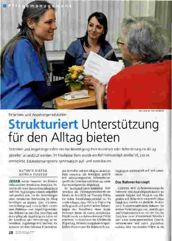 Vorschauseite 1: Strukturiert Unterstützung für den Alltag bieten