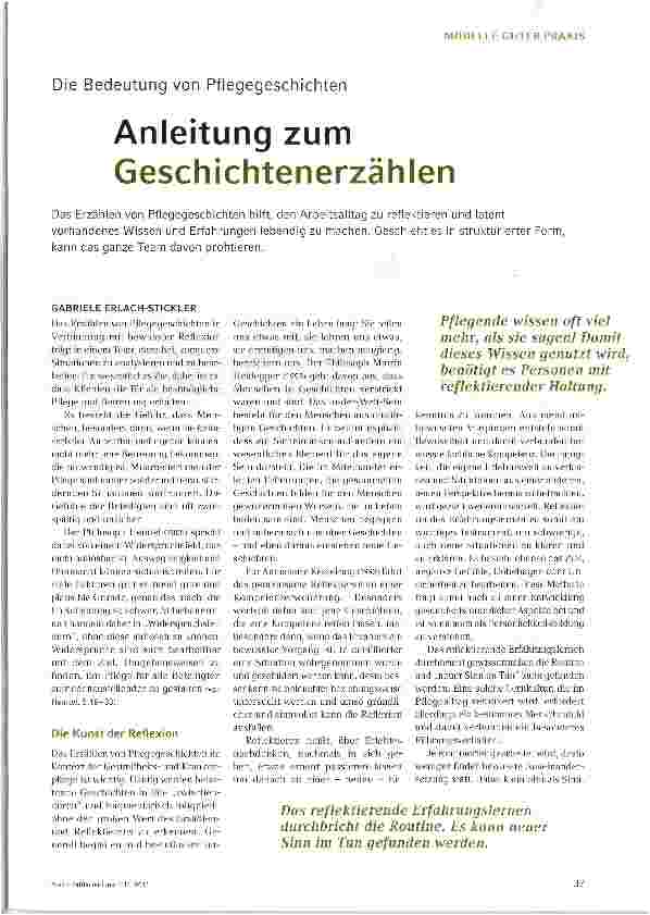 Vorschauseite 1: Anleitung zum Geschichtenerzählen