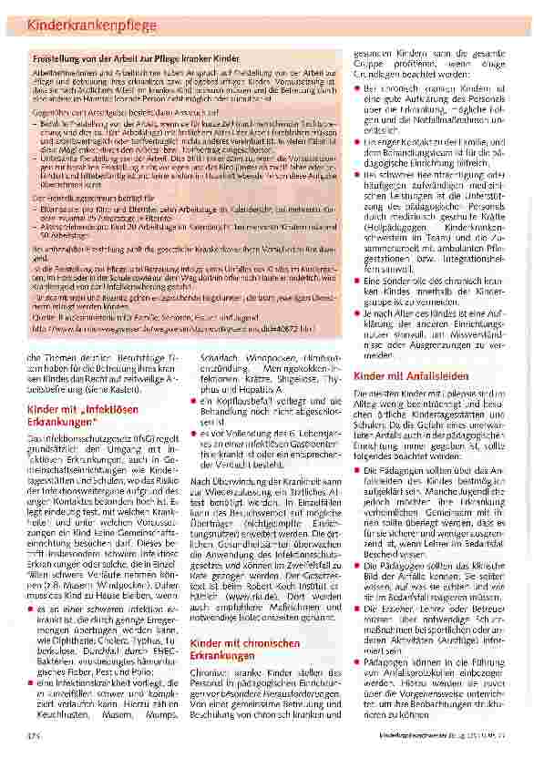 Vorschauseite 3: Das kranke Kind in der pädagogischen Einrichtung