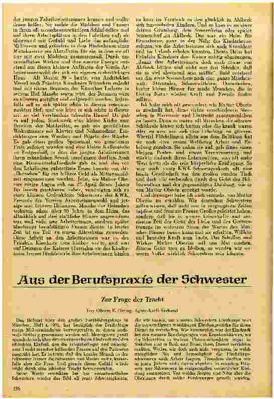 Vorschauseite 1: Zur Frage der Tracht