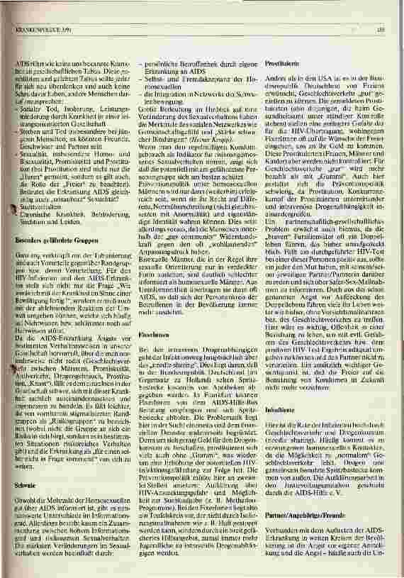 Vorschauseite 2: AIDS - eine Herausforderung für die Pflege