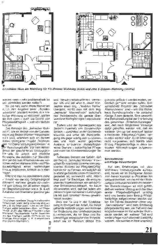 Vorschauseite 4: Altenwohnungen, betreutes Wohnen, Servicehäuser