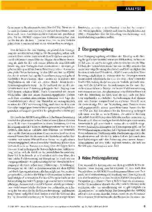 Vorschauseite 2: Die Frühbewertung des Nutzens neu zugelassener ArzneimittelHerausforderung für den Gemeinsamen Bundesausschuss und das Institut für Qualität und Wirtschaftlichkeit im Gesundheitsw…