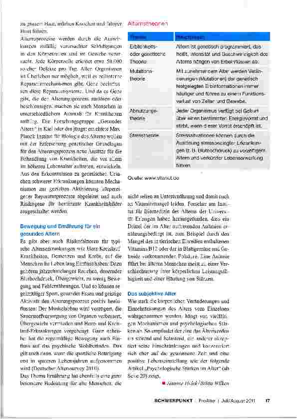 Vorschauseite 3: Individuelle und altersgemäße Veränderungen