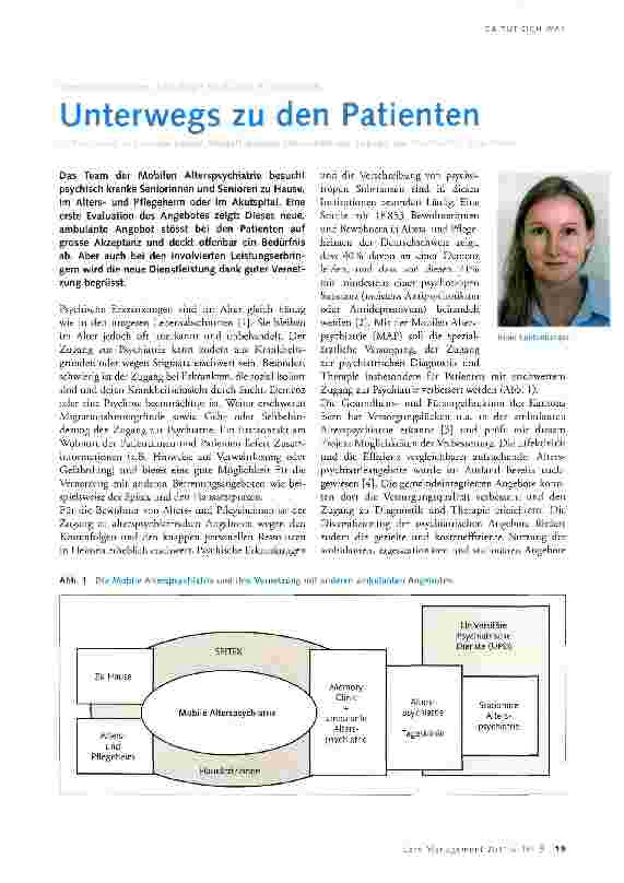 Vorschauseite 1: Unterwegs zu den Patienten