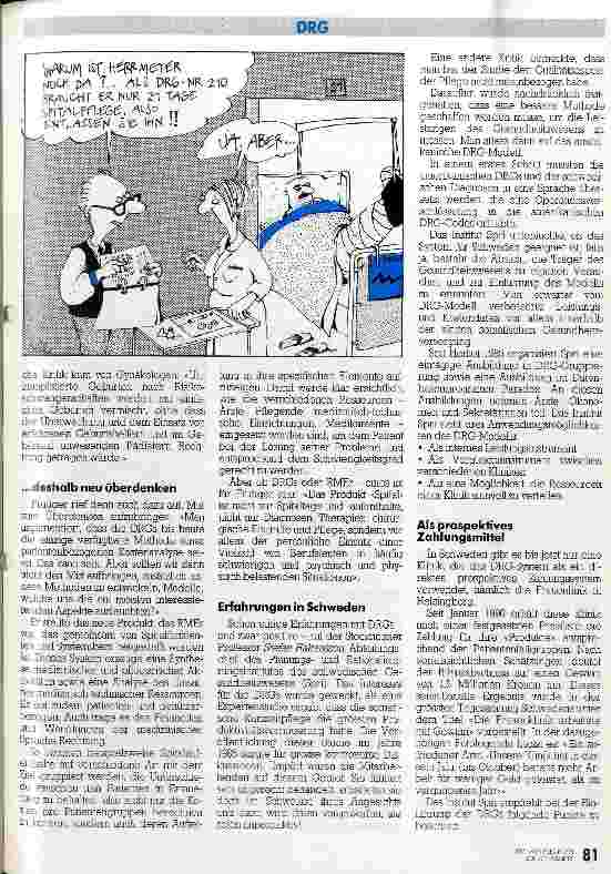 Vorschauseite 2: DRG-Rezept gegen Kostenexplosion?