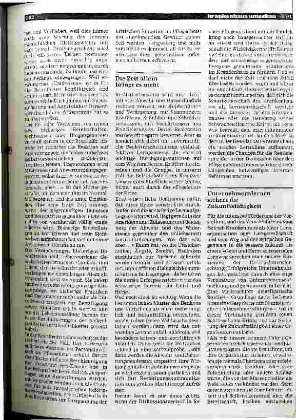 Vorschauseite 2: Krankenhaus als lernende Organisation