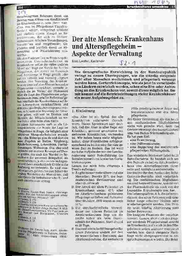 Vorschauseite 4: Krankenhaus als lernende Organisation