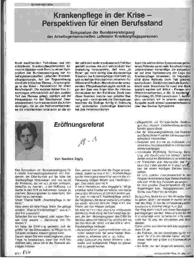 Vorschauseite 1: Eröffnungsreferat
