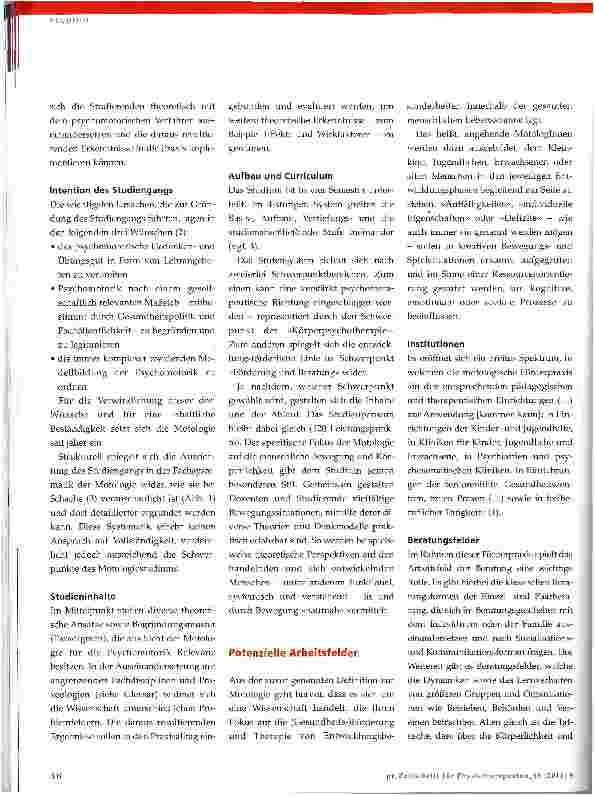 Vorschauseite 2: Psychomotorik und Motologie