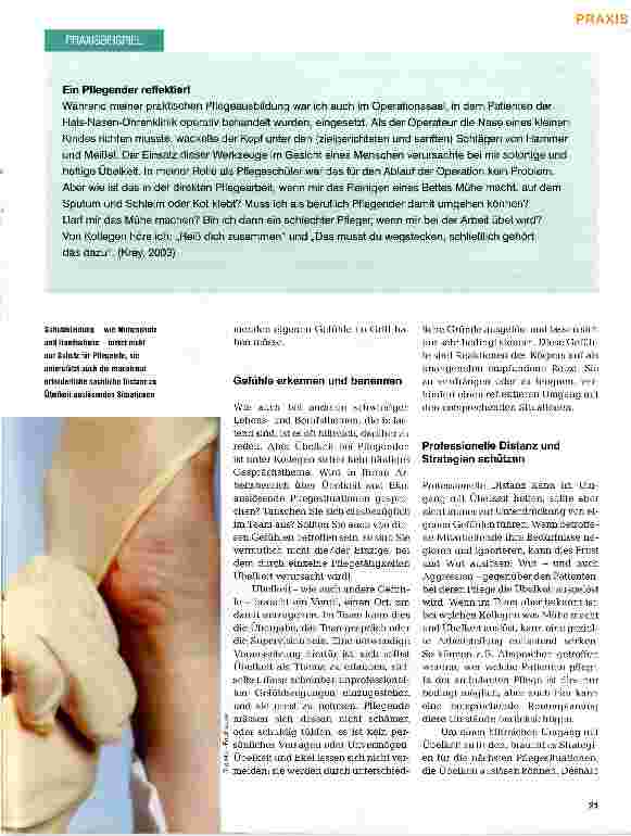 Vorschauseite 2: Muss ich dasaushalten?Übelkeit bei Pflegenden